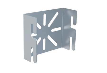 Canal cablu metalic din sarma - Suport 80x95mm electro galvanizat prindere pe canal cablu din sarma pentru doza de distributie (sau priza, intrerupator etc.) sustinere maxim 5 kg