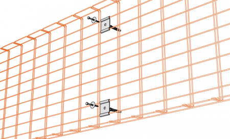 Suport de perete 50x62mm cu diblu pentru prindere orizontala sau verticala pe perete [3]