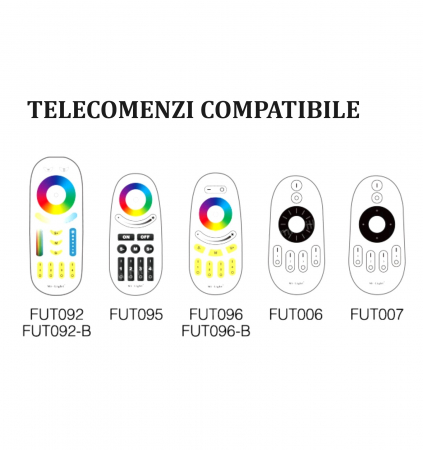 Suport de perete pentru telecomanda Mi-Light MiBoxer Group Control negru FUT099B [6]