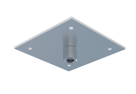 Canal cablu metalic din sarma - Suport de tavan 70x70mm pentru tijă filetată M8, susținere maxim 150kg