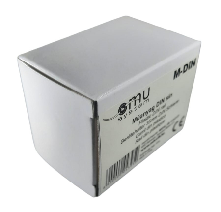 Suport din plastic pentru sina DIN omega 35mm autoadeziv 43x38mm [7]