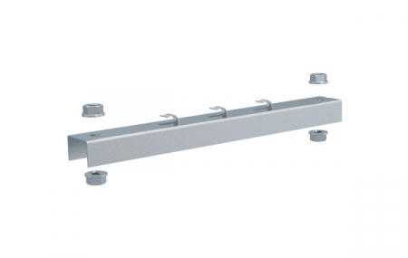 Canal cablu metalic din sarma - Suport metalic 265mm consolă PZM200 pentru prindere cu tijă filetată canal cablu din sârmă 200mm