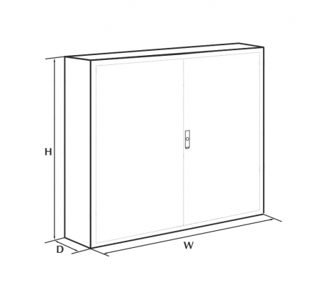 Tablou 1200x1000x300mm electric metalic  industrial cu contrapanou galvanizat IP55 1000V 630A vopsit electrostatic cu 2 usi [1]