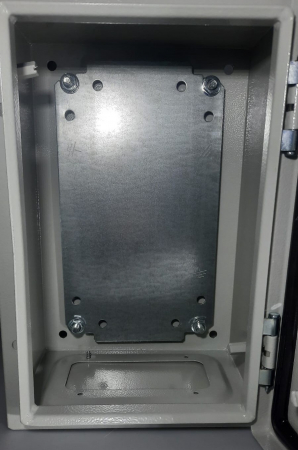 Tablou 250x200x150mm electric metalic industrial cu contrapanou galvanizat IP66 1000V 630A vopsit electrostatic [7]