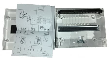Tablou electric aplicat 12 module plastic 275x225x95mm cu usa fumurie deschidere laterala IP40 [3]