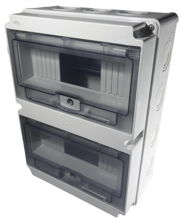 Tablouri electrice - Tablou electric aplicat 20 module (2x10 module) din plastic ABS 290x210mm IP66