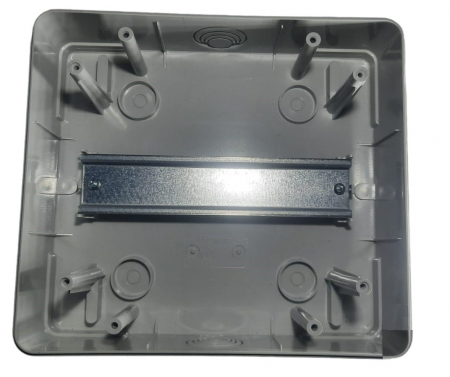 Tablou electric aplicat Elettrocanali 8 module IP65 IK08 cu usa transparenta fumurie [7]