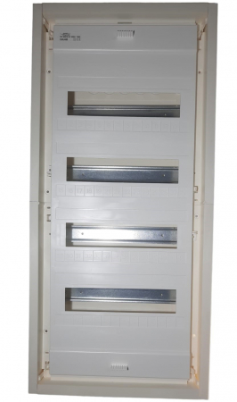 Tablou electric incastrat 48+8 module ST 4 randuri cu usa metalica IP40 [3]