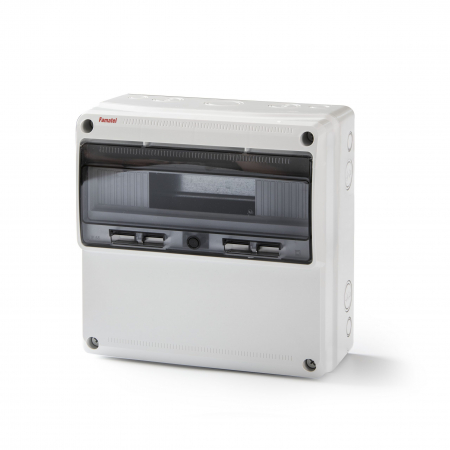 Tablouri din plastic - Tablou neechipat ABS 16 module usa de vizitare transparenta 330x330x155mm IP65 IK08