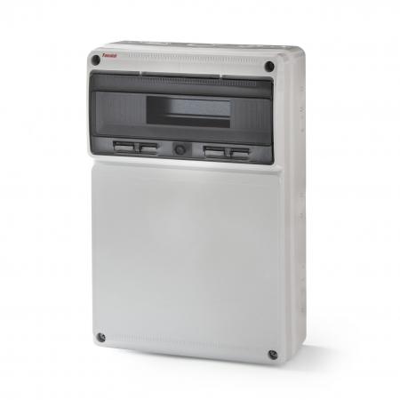 Tablouri din plastic - Tablou neechipat ABS 16 module usa de vizitare transparenta 506x330x155mm IP65 IK08