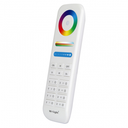 Telecomanda banda led RGB+CCT Milight, compatibila cu controllere Milight, 8 zone, alba FUT089 [1]