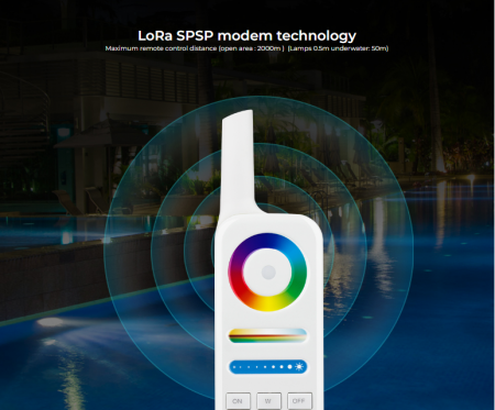 Telecomanda Mi-Light FUT086 MiBoxer 8-zone LoRa 433MHz sistem pentru control lămpi, rază 2 km [6]