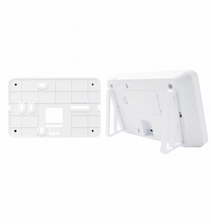 Termostat de cameră digital wireless Wifi programabil Tuya, Alexa, Google, -5°C – +30°C, senzor NTC 10K, IP30 , alimentare cu 2 × baterii AAA (nu sunt incluse) și USB-C [4]