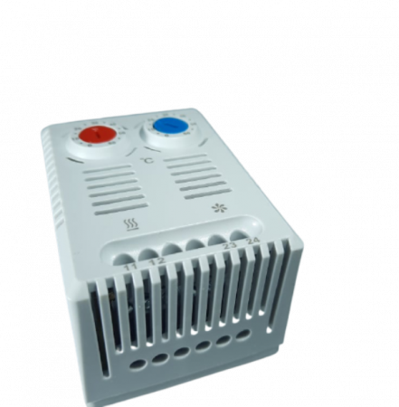 Termostat incalzire racire pe sina bimetal 0-60 grade 1NO/1NC IP20 [4]