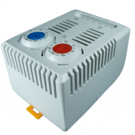 Termostat incalzire racire pe sina bimetal 0-60 grade 1NO/1NC IP20 [3]
