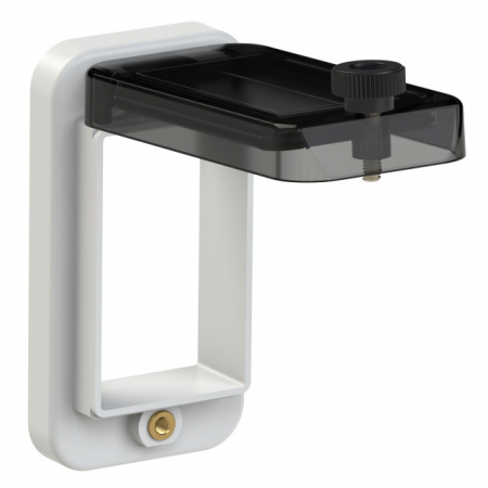 Accesorii electrice - Usa vizitare 2 module fumurie pentru tablouri electrice 49x93mm IP67