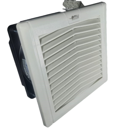 Ventilator 152x152mm cu filtru si grilaj pentru tablouri electrice  22W 93m3/h 230V IP54 [4]