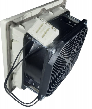 Ventilator 152x152mm cu filtru si grilaj pentru tablouri electrice  22W 93m3/h 230V IP54 [6]
