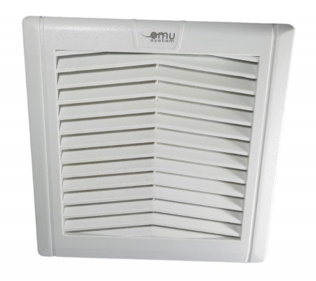 Ventilator 152x152mm cu filtru si grilaj pentru tablouri electrice  22W 93m3/h 230V IP54 [3]