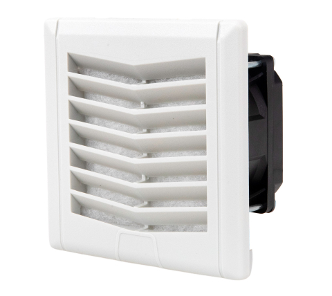 Accesorii tablouri electrice - Ventilator cu filtru 24V DC pentru tablouri electrice, 120x120mm 4.8W 30m3/h  IP54