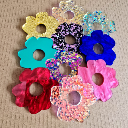 Brosa Floare Roz [2]