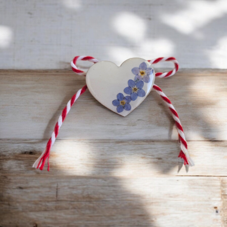 Brosa Martisor 3 flori de Nu Ma Uita [3]