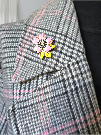 Floare roz de cires [2]