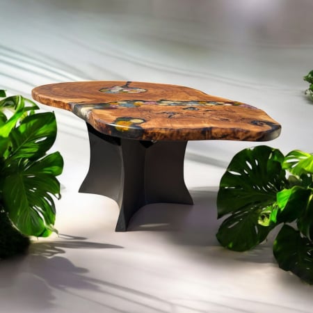 Mese cafea & living - Masă dining rășină epoxidică