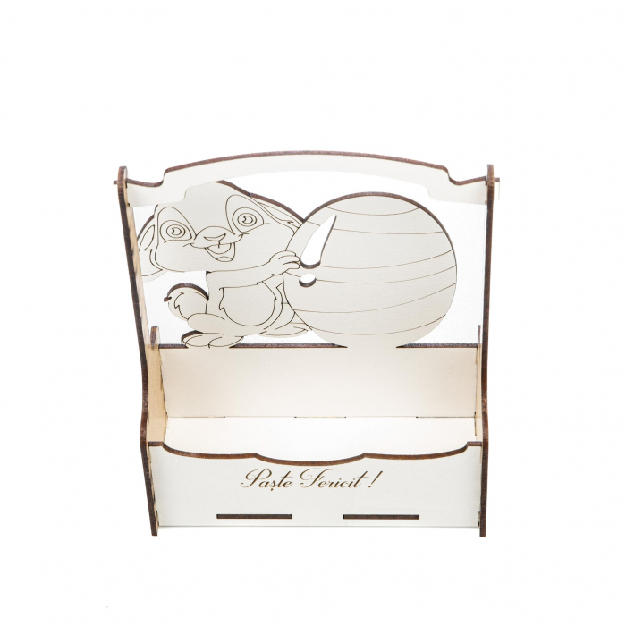 Cutiuta mare decorativa pentru Paste cu Iepuras si Ou [3]