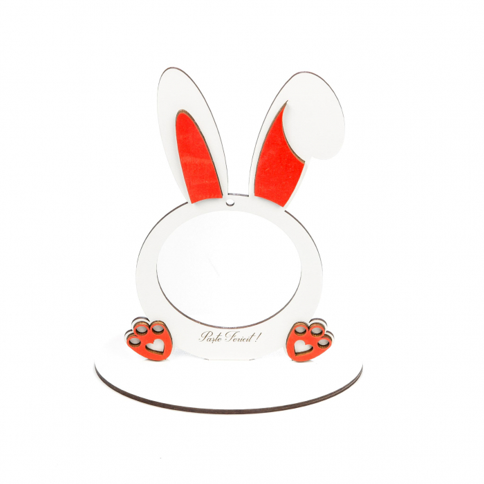 Decoratiune in forma de Iepuras pentru glob cu flori sau licheni [4]