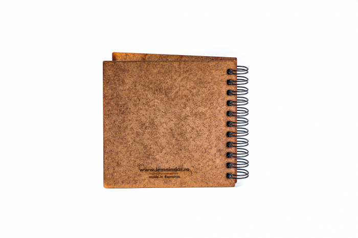 Agenda 10x10 personalizata din lemn cu un dragon [2]