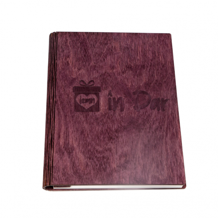 Agenda A5 GRAVATA cu model special si/sau logo client-inchidere cu capse metalice [7]