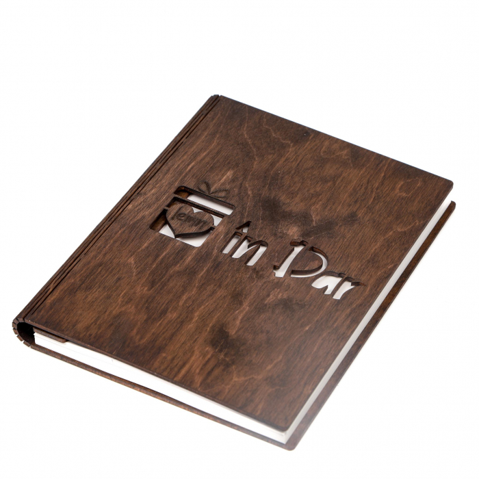 Agenda A5 DECUPATA cu model special si/sau logo client-inchidere cu capse metalice [5]