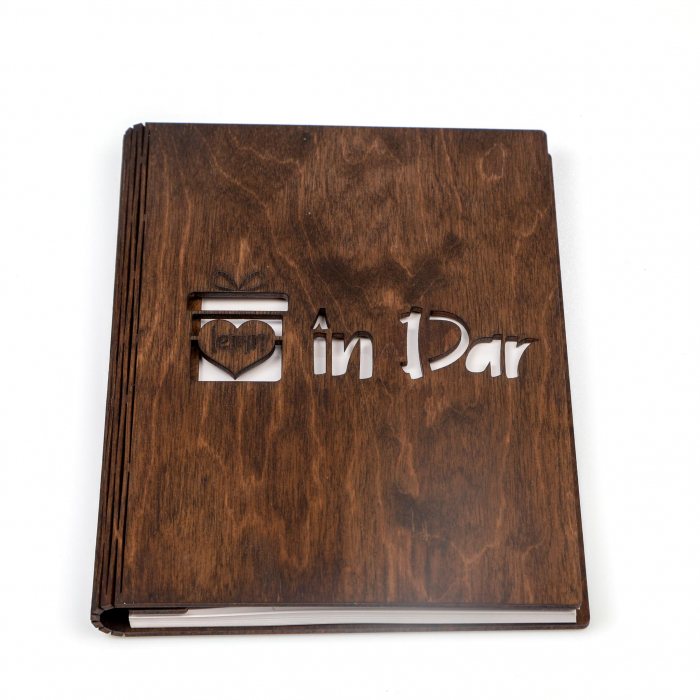 Agenda A5 DECUPATA cu model special si/sau logo client-inchidere cu capse metalice [7]