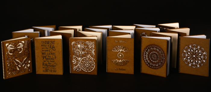 Agenda A5 pictata cu floare [4]