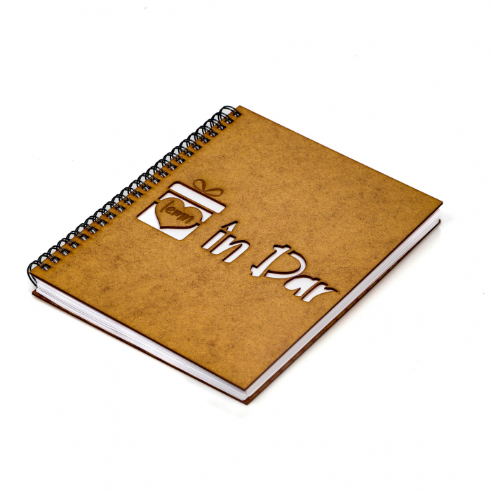 Agenda A5 DECUPATA cu model special si/sau logo client-inchidere spira metalica [2]