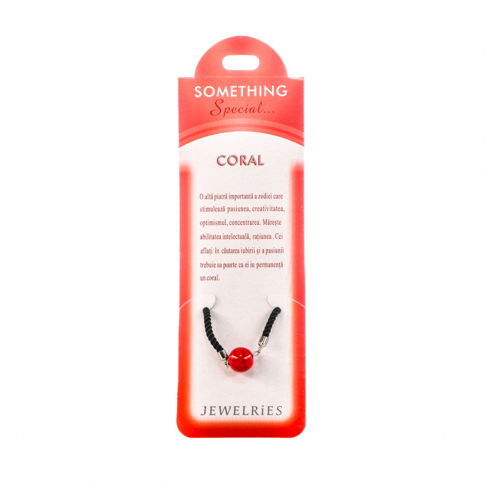 Bratara cu piatra semipretioasa Coral [1]