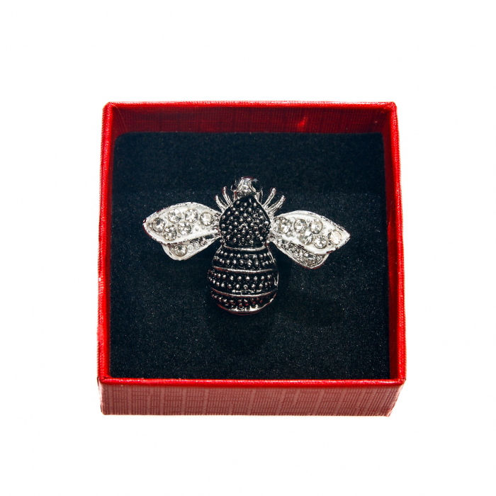 Brosa mica eleganta cu albinuta neagra [2]