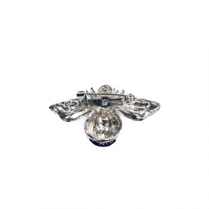 Brosa mica eleganta cu albinuta mov [3]