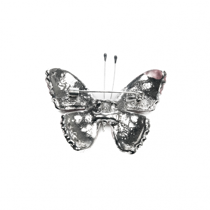 Brosa medie eleganta cu fluturas roz [3]