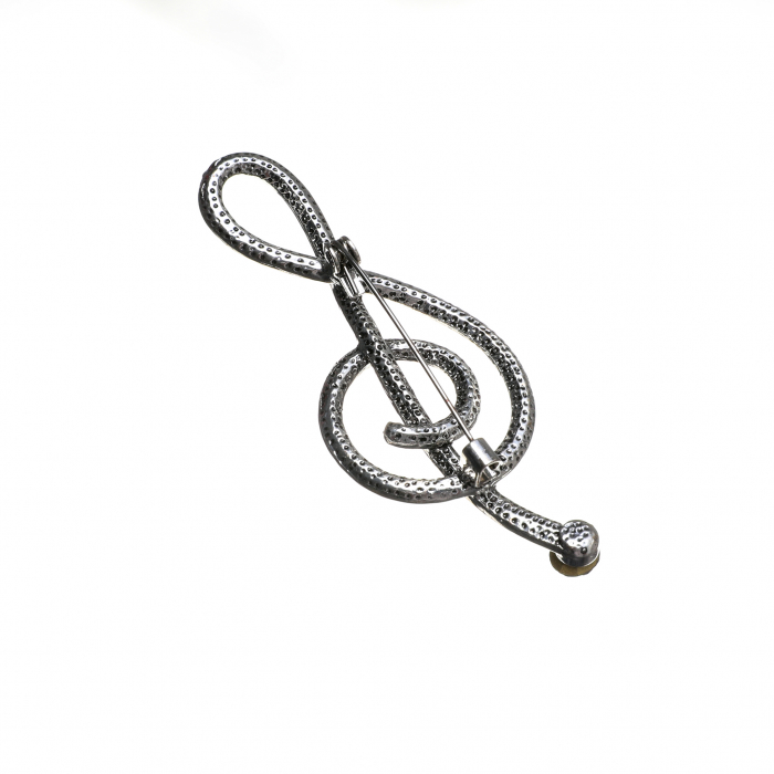 Brosa medie eleganta cu cheia sol [2]