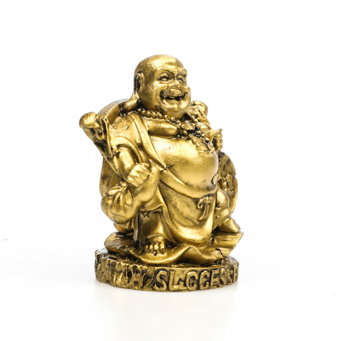 Buda, cu moneda chinezeasca in balanta, pentru fericire si bani [6]