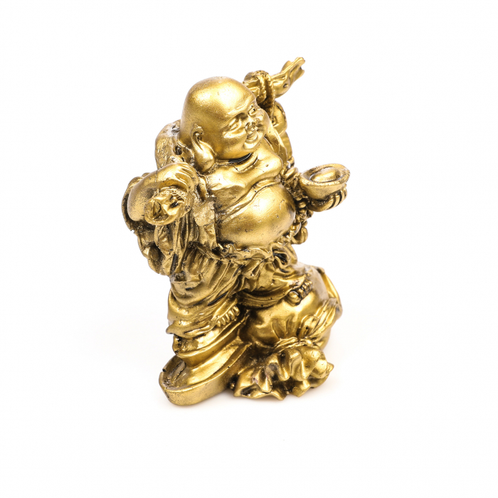 Buda, cu piciorul stang pe sac de bani, pentru fericire si o viata linistita [2]