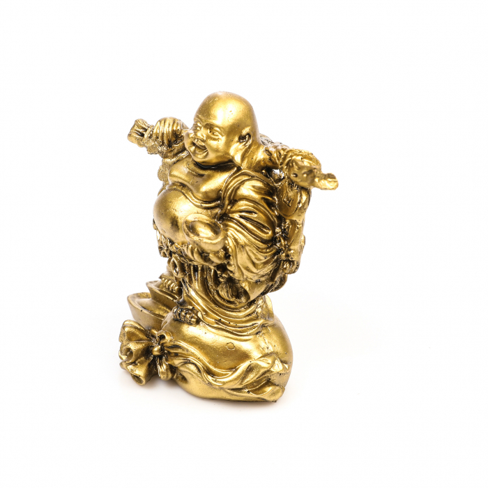 Buda, cu piciorul stang pe sac de bani, pentru fericire si o viata linistita [3]