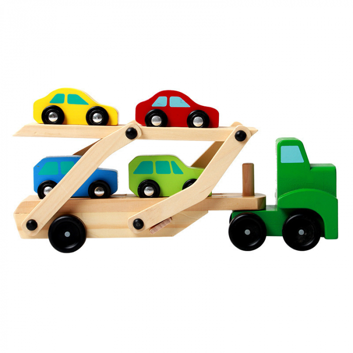 Camion din lemn cu masini [5]