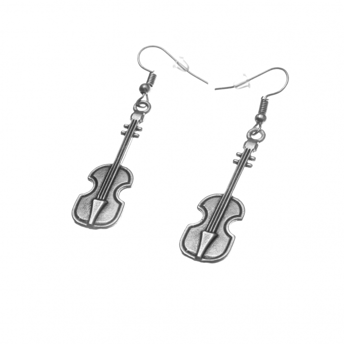 Cercei Zamac in Forma de Vioara [2]