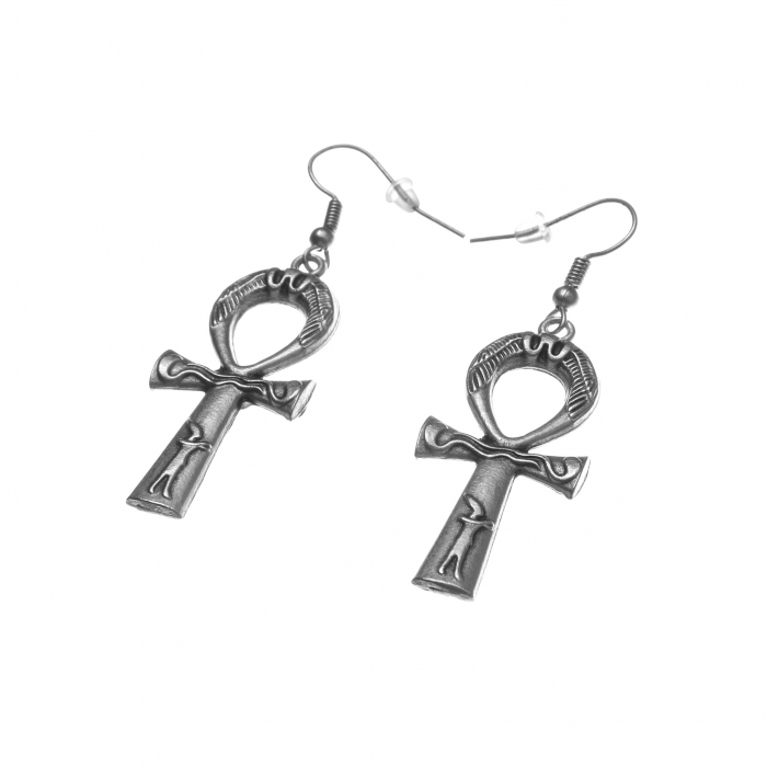 Cercei Zamac in Forma de Ankh [2]