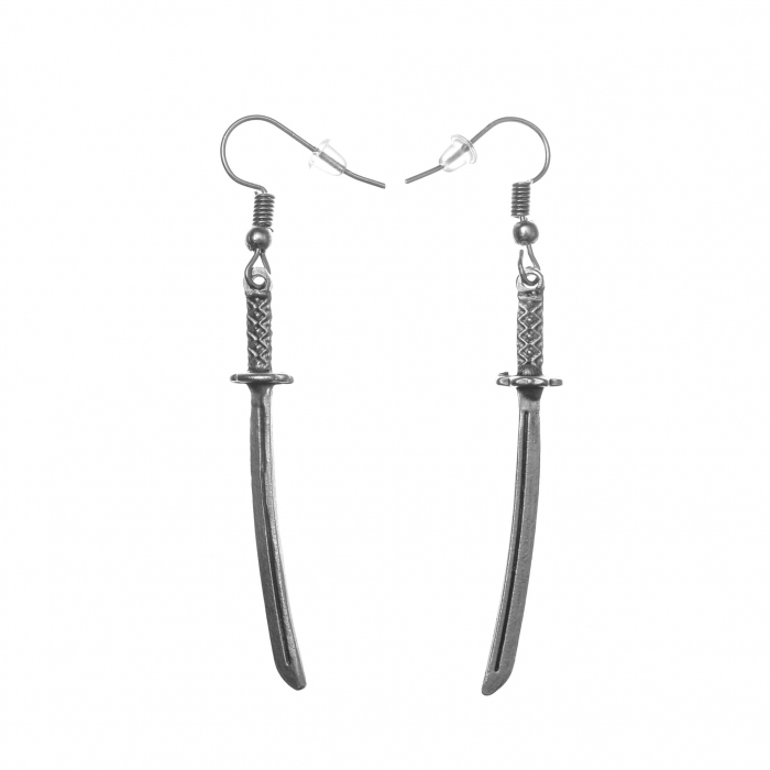 Cercei Zamac in Forma de Katana [1]