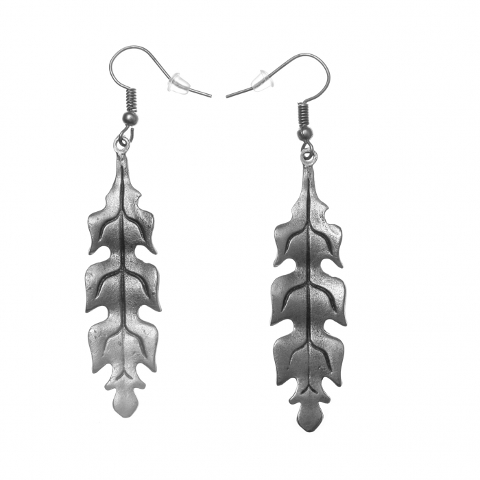 Cercei Zamac in Forma de Frunza [1]
