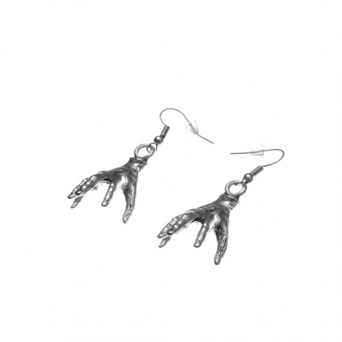 Cercei Zamac in forma de Mana [2]